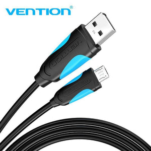 Planet Gates China / Black / 0.25m Vention Micro USB Cable Fast Charging Wire for Android Mobile Phone Data Sync Charger Cable 3M 2M 1M For Samsung HTC Xiaomi Sony