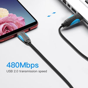 Planet Gates China / Black / 0.25m Vention Micro USB Cable Fast Charging Wire for Android Mobile Phone Data Sync Charger Cable 3M 2M 1M For Samsung HTC Xiaomi Sony