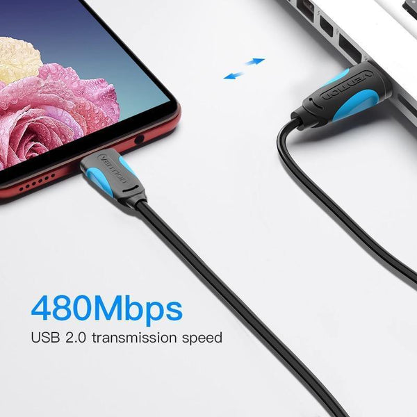 Planet Gates China / Black / 0.25m Vention Micro USB Cable Fast Charging Wire for Android Mobile Phone Data Sync Charger Cable 3M 2M 1M For Samsung HTC Xiaomi Sony