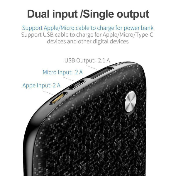 Planet Gates China / Black 10000mAh Baseus 10000mAh USB Power Bank 15mm Ultra Slim Powerbank Portable External Battery Charger For iPhone Mobile Phone Poverbank