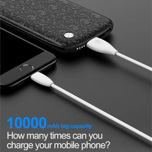 Planet Gates China / Black 10000mAh Baseus 10000mAh USB Power Bank 15mm Ultra Slim Powerbank Portable External Battery Charger For iPhone Mobile Phone Poverbank