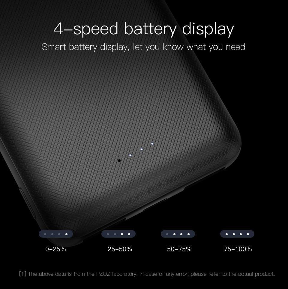 Planet Gates China / Black 10000mAh PZOZ Power Bank 10000mAh Dual USB Mobile Phone External Battery Fast Charge For iphone X xiaomi Portable Charger mini PowerBank