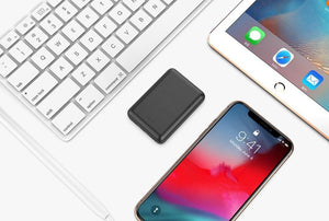 Planet Gates China / Black 10000mAh PZOZ Power Bank 10000mAh Dual USB Mobile Phone External Battery Fast Charge For iphone X xiaomi Portable Charger mini PowerBank