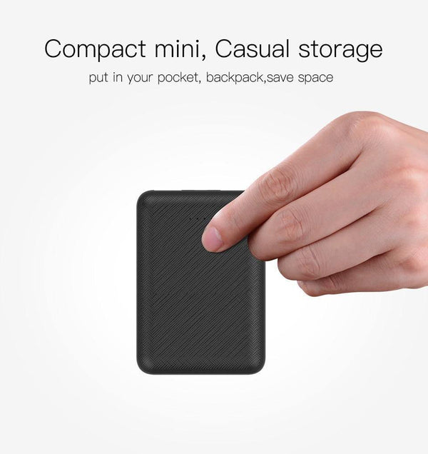 Planet Gates China / Black 10000mAh PZOZ Power Bank 10000mAh Dual USB Mobile Phone External Battery Fast Charge For iphone X xiaomi Portable Charger mini PowerBank