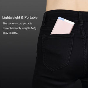 Planet Gates China / Black 10000mah ROCK 10000mAh Power Bank Portable Phone Charger Powerbank For iPhone 7 6  for Xiaomi 6 External Battery with Dual Input Ports