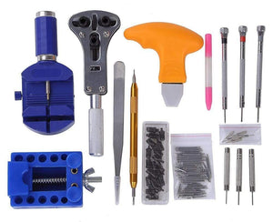 Planet Gates China / Black 144Pcs Watch Tools Watch Opener Repair Tool Kit Clock Repair Tool Kit Case Opener Link Watch Pin Remover Set Spring Bar Factory
