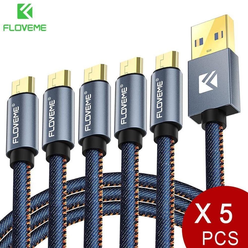 Planet Gates China / Black / 1m FLOVEME 5Pcs/Lot Original Micro USB Cable 2.1A Fast Charger Data Sync 30cm 1m 2m Phone Cables For Samsung Xiaomi LG Android Cabo
