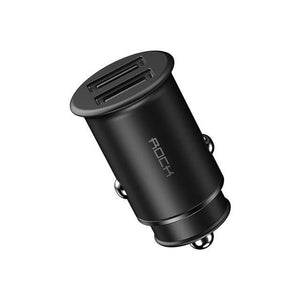 Planet Gates China / Black 4.8A Rock 5V 4.8A Dual USB Car Charger for iPhone Samsung Huawei Xiaomi Mobile Phone Fast Car Phone Charger USB Travel Car-Charger