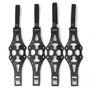 Planet Gates China / Black 4PCS  Car Tyre Winter Roadway Safety Tire Snow Adjustable Anti-skid Safety Double Snap Skid Wheel TPU Chains Snow Chains