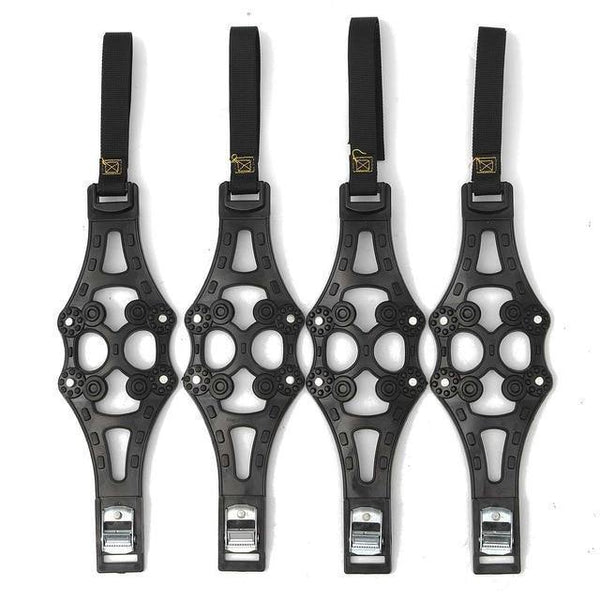 Planet Gates China / Black 4PCS  Car Tyre Winter Roadway Safety Tire Snow Adjustable Anti-skid Safety Double Snap Skid Wheel TPU Chains Snow Chains