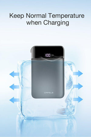 Planet Gates China / Black 5200mAh CAFELE LED display Portable Power Bank Dual USB Output External Battery Charging For iphone X Xs Xr 8 samsung S9 huawei xiaomi