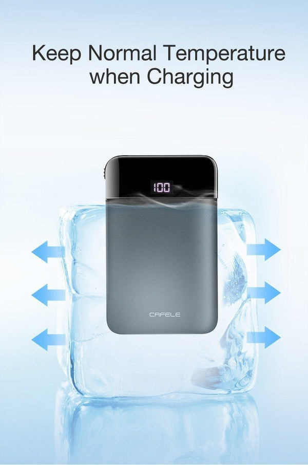 Planet Gates China / Black 5200mAh CAFELE LED display Portable Power Bank Dual USB Output External Battery Charging For iphone X Xs Xr 8 samsung S9 huawei xiaomi