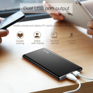 Planet Gates China / Black Baseus 10000mAh Power Bank For iPhone Huawei Xiaomi OnePlus Ultra Slim Powerbank Poverbank Mobile Phone External Battery Charger