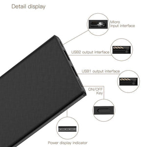 Planet Gates China / Black Baseus 10000mAh Power Bank For iPhone Huawei Xiaomi OnePlus Ultra Slim Powerbank Poverbank Mobile Phone External Battery Charger