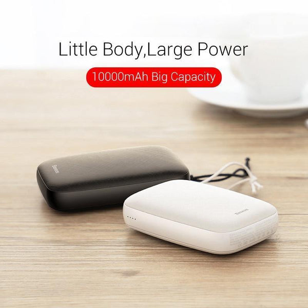Planet Gates China / Black Baseus 10000mAh Power Bank For iPhone Samsung Mini Portable Poverbank USB Charger Mobile Phone External Battery Pack Powerbank