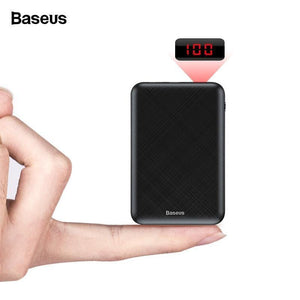 Planet Gates China / Black Baseus 10000mAh Power Bank Portable USB C PD Charging Charger 10000 mAh Powerbank For iPhone Xiaomi External Battery Poverbank
