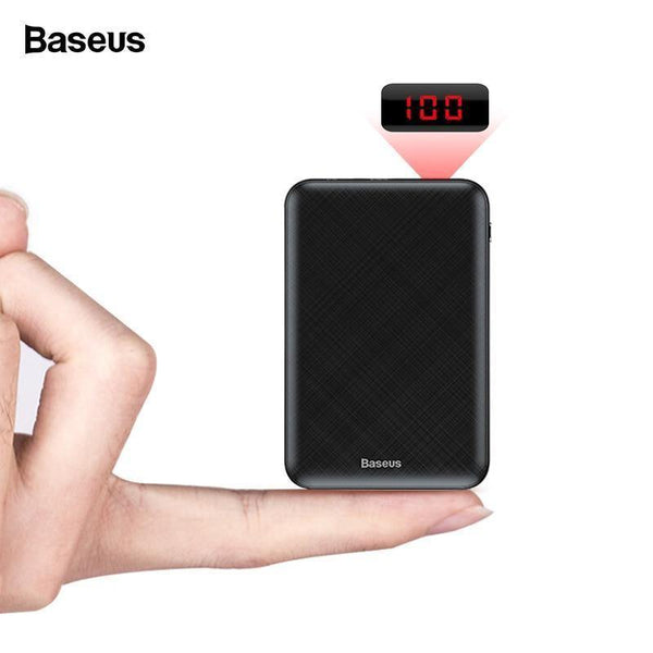 Planet Gates China / Black Baseus 10000mAh Power Bank Portable USB C PD Charging Charger 10000 mAh Powerbank For iPhone Xiaomi External Battery Poverbank