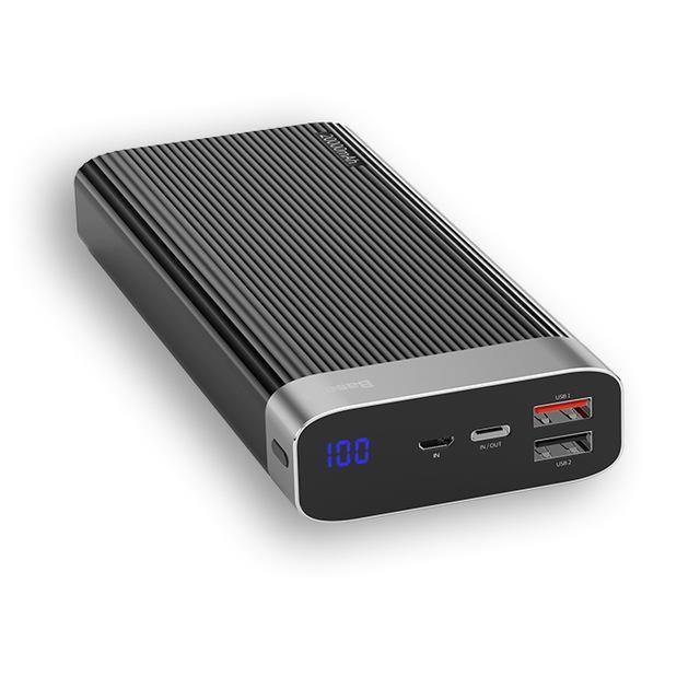 Planet Gates Baseus 20000mAh Power Bank For iPhone Huawei Powerbank USB Type C PD + Quick Charger 3.0 Fast Charging External Battery Pack