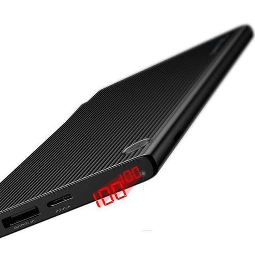Planet Gates China / Black Baseus Portable 10000mAh Power Bank Dual USB LCD Powerbank Slim External Battery Charger For iPhone X 8 7 Mobile Phone Poverbank