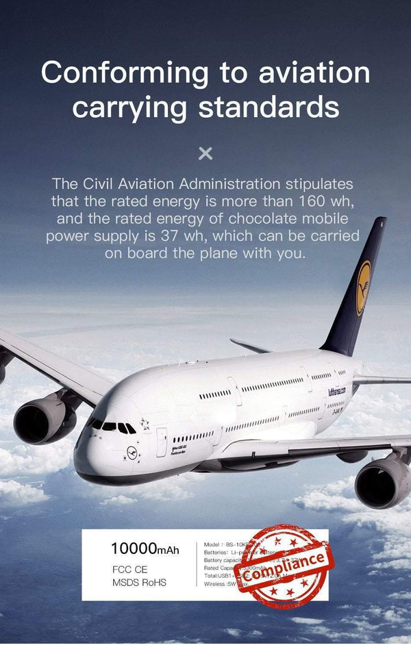 Planet Gates China / Black Baseus Tmall Cat Logo 10000mah Qi Wireless Charger Power Bank For iPhone Xiaomi mi Poverbank External Battery Wireless Powerbank