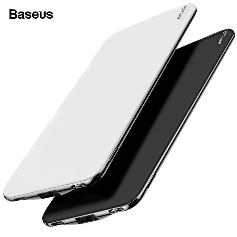 Planet Gates China / Black Baseus Ultra Thin Slim 10000mAh Power Bank For iPhone Xiaomi USB C PD Fast Charging Powerbank External Battery Charger Poverbank