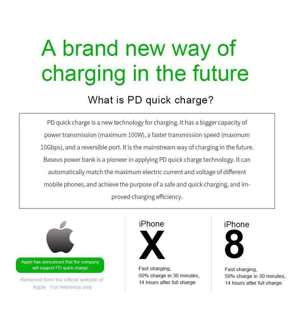 Planet Gates China / Black Baseus Ultra Thin Slim 10000mAh Power Bank For iPhone Xiaomi USB C PD Fast Charging Powerbank External Battery Charger Poverbank