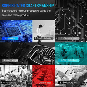 Planet Gates China / Black Car Charger ROCK Mini Dual USB Car Charger LED Display Universal 3.4A Mobile Phone Tablet Fast Charging Usb Charger for Car 2 Usb Adapter