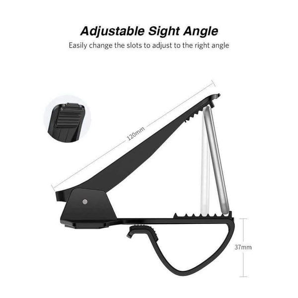 Planet Gates China / Black Dashboard Car Phone Holder for iPhone X Adjustable Clip Mount Holder Mobile Phone Holder Stand for Samsung GPS Car Cradle