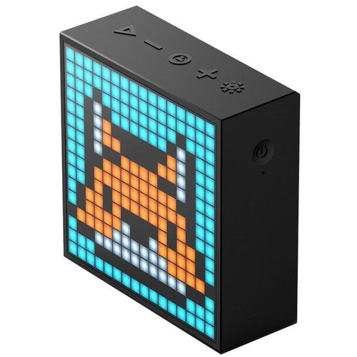 Planet Gates China / Black Divoom Timebox Evo Bluetooth Portable Speaker with Clock Alarm Programmable LED Display for Pixel Art Creation Unique Gift