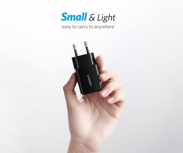 Planet Gates China / Black EU Plug Ugreen 5V 2.1A USB Charger for iPhone X 8 7 iPad Fast Wall Charger EU Adapter for Samsung S9 Xiaomi Mi 8 Mobile Phone Charger
