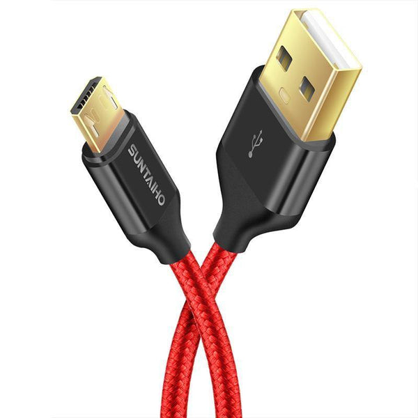Planet Gates China / Black for Android / 90CM Micro USB Cable for Samsung Galaxy Suntaiho 5V2.5A Metal Nylon Braided Wire USB Charger Sync Data Cable for Xiaomi Sony Phones