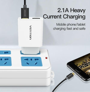 Vention Micro USB Fast Charger Cable USB Data Cable Mobile Phone Cable for Samsung Galaxy S4 HTC LG Android Smartphone Microusb - Planet Gates