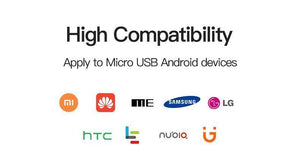 Planet Gates China / Black Gold Plated / 0.5m Vention Micro USB Fast Charger Cable USB Data Cable Mobile Phone Cable for Samsung Galaxy S4 HTC LG Android Smartphone Microusb