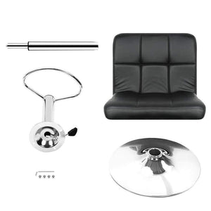 Planet Gates China / Black JEOBEST 2pcs Leather Kitchen Breakfast Bar Stool Swivel Bar Chair Black Colors Free Shipping in France HWC