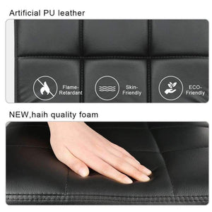 Planet Gates China / Black JEOBEST 2pcs Leather Kitchen Breakfast Bar Stool Swivel Bar Chair Black Colors Free Shipping in France HWC