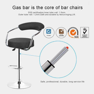 Planet Gates China / black JEOBEST 2pcs/pair Adjustable Gas Lift Bar Stools Modern PU Leather Hollow Backrest chair New Arrival HWC