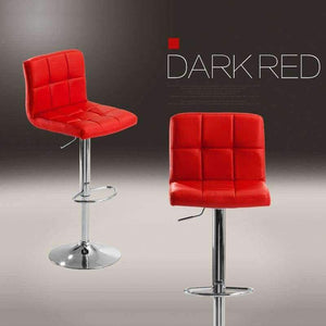 Planet Gates China / Black JEOBEST 2PCS/set Kitchen Bar Stools Chair Leather Adjustable Swivel Bar Stools Breakfast Bar Chairs Black/Red DE FR HWC