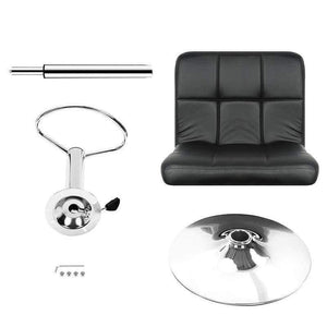 Planet Gates China / Black JEOBEST 2PCS/set Kitchen Bar Stools Chair Leather Adjustable Swivel Bar Stools Breakfast Bar Chairs Black/Red DE FR HWC