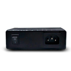 Planet Gates China / Black LCD Tattoo Power Supply Black Dual Digital plastic ABS Tattoo Machine equipment Unit for Liner & Shader Gun EU Plug