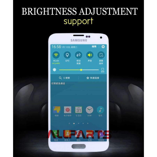 Planet Gates China / Black No Frame LCD For SAMSUNG S5 LCD Touch Screen For SAMSUNG Galaxy S5 LCD Display Screen S5 i9600 G900 LCD Parts