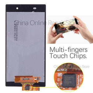 Planet Gates China / Black No Frame LCD For SONY Xperia Z1 Display Touch Screen with Frame For SONY Xperia Z1 Display L39 L39H C6902 C6903 Z1 LCD