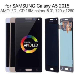 Planet Gates China / Black No Frame SAMSUNG Galaxy A5 2015 Display Touch Screen Replacement For SAMSUNG Galaxy A5 A500FU A500 A500F A500M