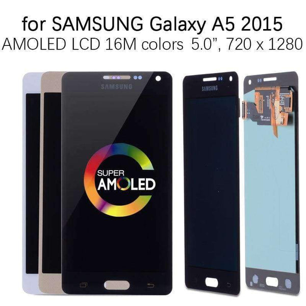 Planet Gates China / Black No Frame SAMSUNG Galaxy A5 2015 Display Touch Screen Replacement For SAMSUNG Galaxy A5 A500FU A500 A500F A500M