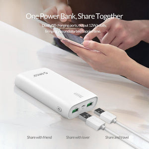 ORICO 6000mAh Power Bank Dual USB with LED Indicator For iPhone Mobile Phone External Battery Pack Mini Portable Power Bank - Planet Gates