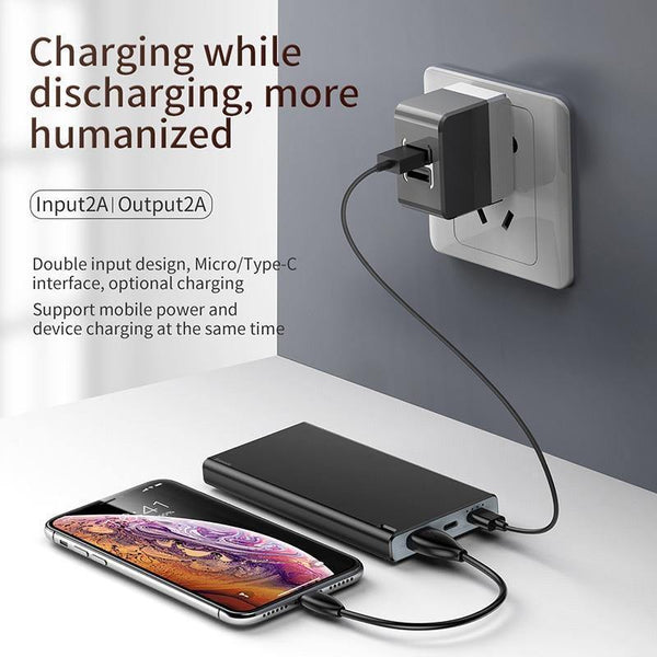 Planet Gates China / Black Power Bank Baseus 10000mAh Power Bank For iPhone Xs Max Samsung Xiaomi Huawei Powerbank Mini Portable USB Charger External Battery Pack