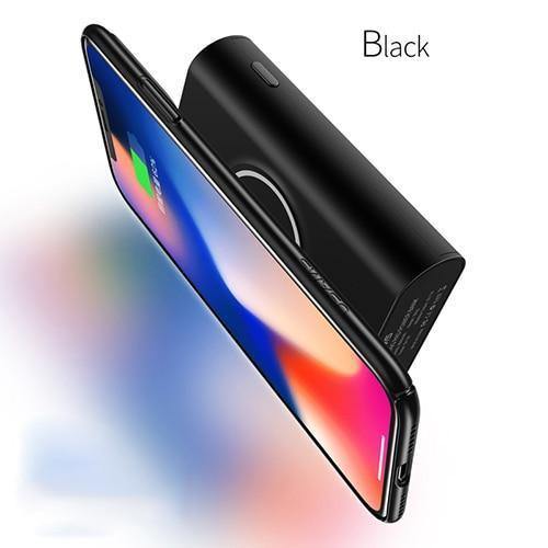 Planet Gates China / Black Power Bank Qi Wireless Charger,USAMS 5V2A Dual Ports Power Bank 8000mah Wireless Charging Pad External Battery Phone USB Charger