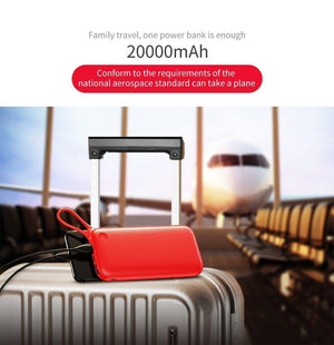 Planet Gates China / Black Powerbank Baseus 20000mAh Dual USB Quick Charge 3.0 Power Bank For Samsung S9 iPhone X Xs Max Huawei Phone Powerbank USB PD Fast Charging