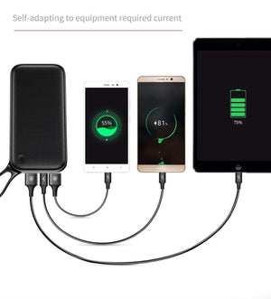 Planet Gates China / Black Powerbank Baseus 20000mAh Dual USB Quick Charge 3.0 Power Bank For Samsung S9 iPhone X Xs Max Huawei Phone Powerbank USB PD Fast Charging