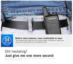 Planet Gates China / black radio Zastone X6 UHF 400-470MHz MINI Radio Handheld Two-Way Communication Equipment Portable Walkie Talkie With headset Cable ZT-X6