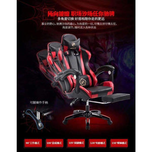 Planet Gates China / Black red nylon Computer Gaming adjustable height gamer rotating armrest pc Chair Home office Chair Internet Chair
